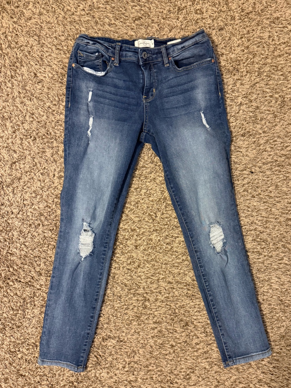 Jessica Simpson Forever Rolled Ankle Skinny Jeans